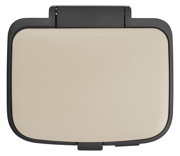 Cestino per la spazzatura beige in acciaio con pedale 4 l Bo – Brabantia
