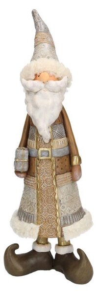 Babbo natale in resina statua cm 12x10xh34
