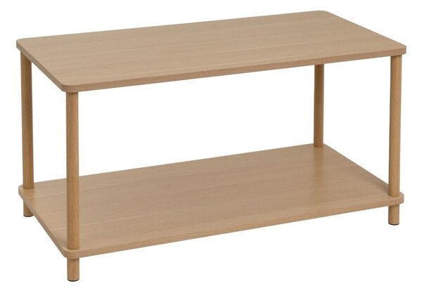 Tavolino da salotto di colore naturale 40x80 cm Gaia – Casa Selección
