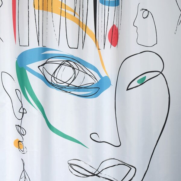 Tenda per doccia 180x200 cm Faces – Spirella