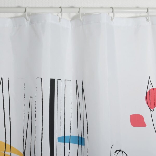 Tenda per doccia 180x200 cm Faces – Spirella