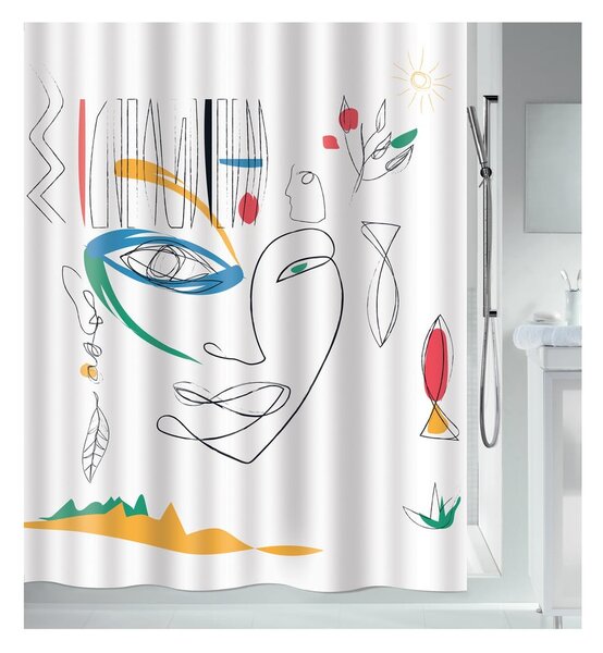 Tenda per doccia 180x200 cm Faces – Spirella