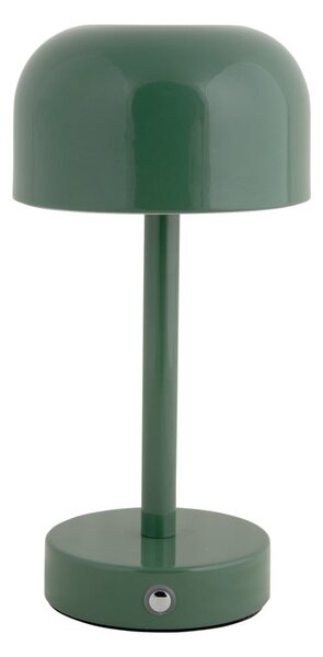 Lampada da tavolo a LED verde con paralume in metallo (altezza 24,5 cm) James - Leitmotiv