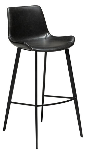 Sedia da bar in similpelle nera DAN-FORM Danimarca , altezza 101 cm Hype - DAN-FORM Denmark