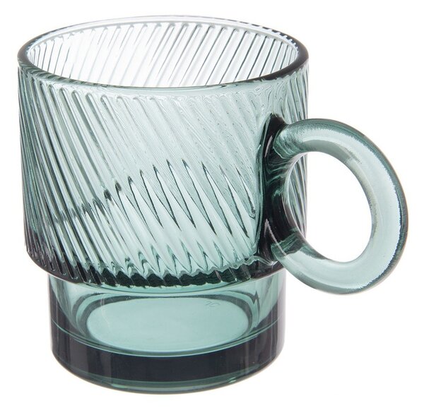 Tazza verde in vetro 310 ml Verde – Orion