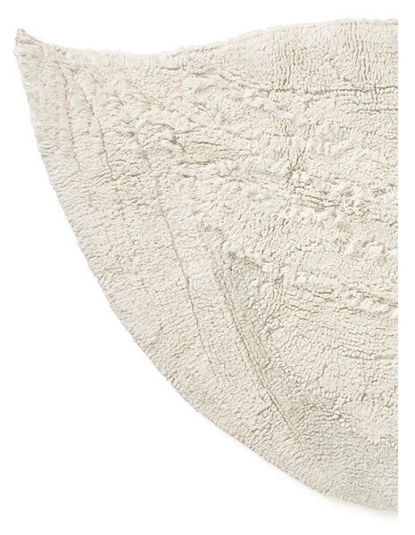 Tappeto per bambini color crema in cotone lavabile/tessuto a mano 100x120 cm Swan – Lorena Canals