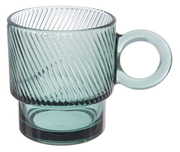 Tazza verde in vetro 310 ml Verde – Orion