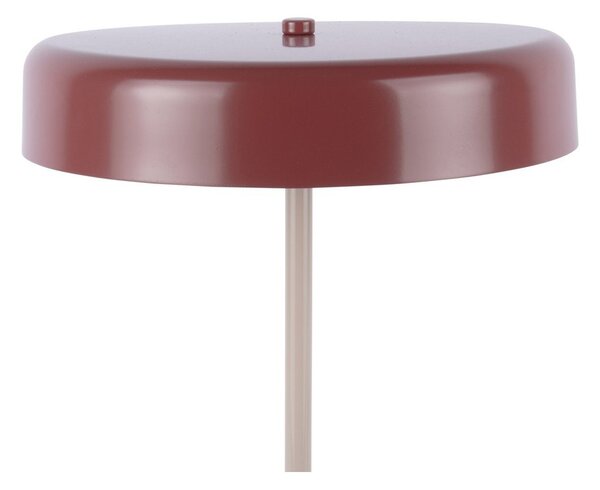 Lampada da tavolo burgundy in metallo (altezza totale 40 cm) Reina Palo – Leitmotiv