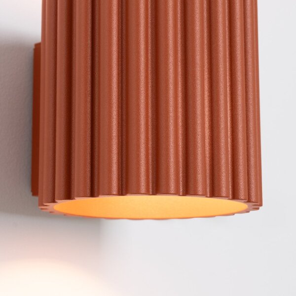 Lampada da parete arancione ø 10 cm Zora – Sollux