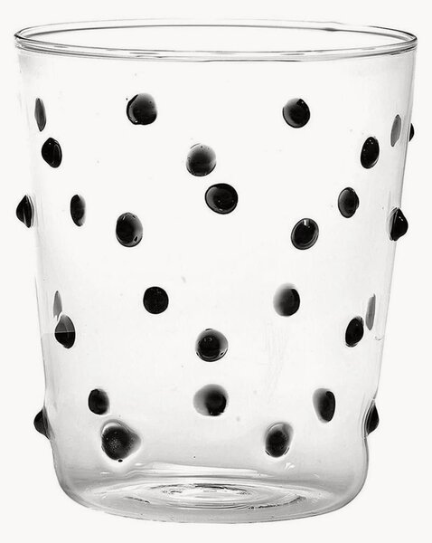 Set di 6 bicchieri fatti a mano in vetro borosilicato Party