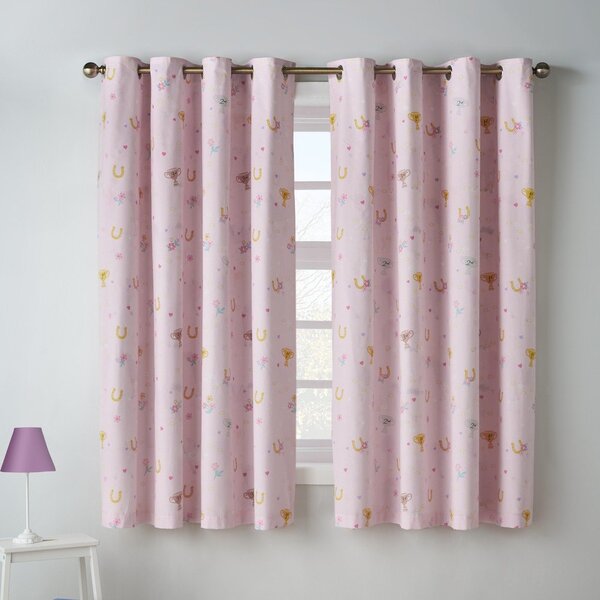Tenda per bambini color crema 2 pz 168x183 cm Happy Horses – Catherine Lansfield