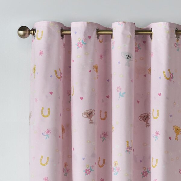 Tenda per bambini color crema 2 pz 168x183 cm Happy Horses – Catherine Lansfield