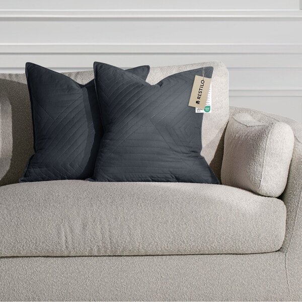 Federe decorative in set in microfibra 2 pz 50x70 cm Softa – Restilo