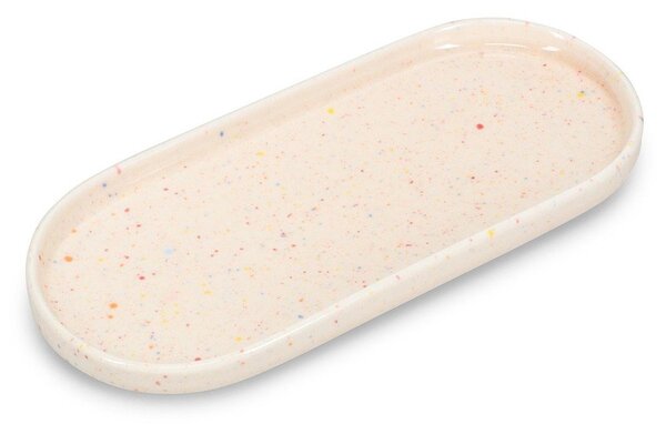 Piatto da portata beige in porcellana Fika – ONA