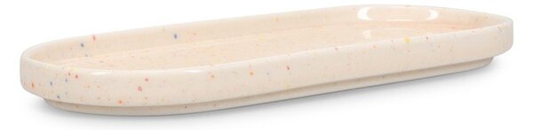 Piatto da portata beige in porcellana Fika – ONA