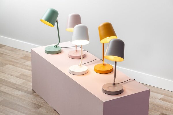 Lampada da tavolo grigia (altezza totale 38,5 cm) Encantar – Leitmotiv