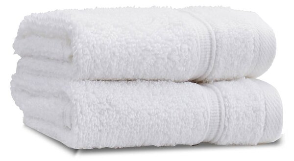 Set di asciugamani tipo terry bianchi in cotone 2 pz 30x30 cm Zero Twist – Catherine Lansfield