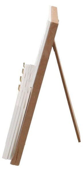 Calendario legno bianco rettangolare cm 25x18x2,5