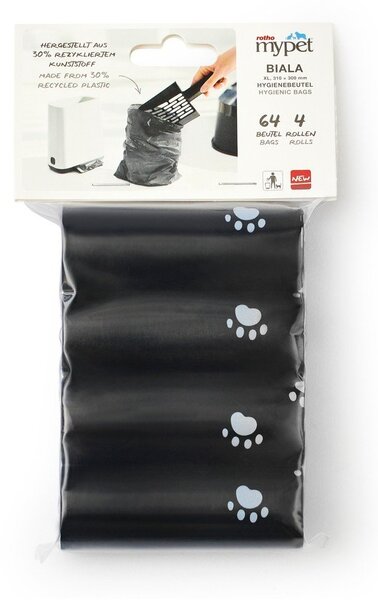 Sacchetti neri per gatti in set da 4 11x18 cm Biala - Rotho