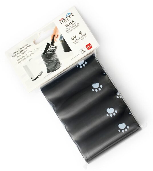 Sacchetti neri per gatti in set da 4 11x18 cm Biala - Rotho