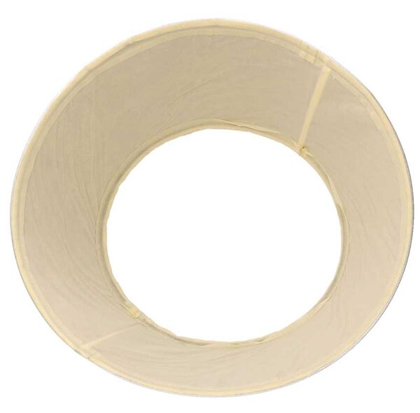 Copri base albero tessuto bianco brillante cm Ø56xh25