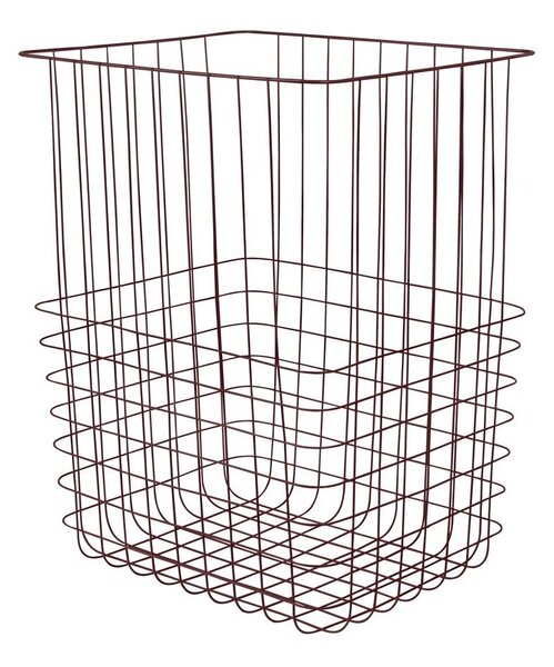 Cesta per il bucato burgundy in metallo 64 l Store-It – Mette Ditmer Denmark