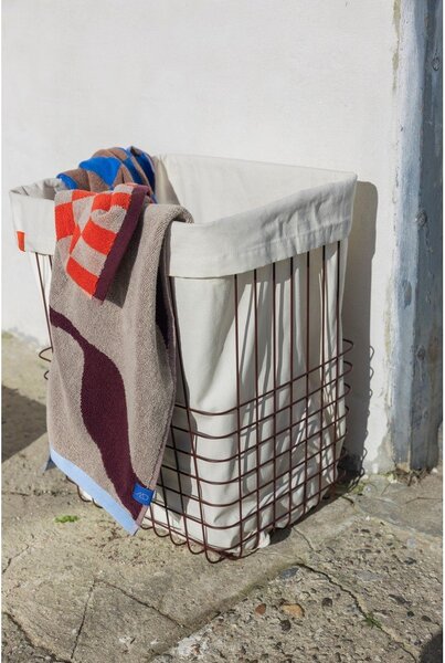 Cesta per il bucato burgundy in metallo 64 l Store-It – Mette Ditmer Denmark