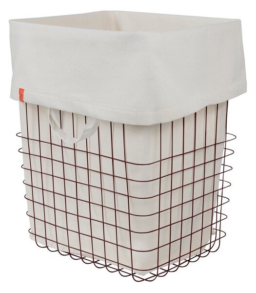 Cesta per il bucato burgundy in metallo 64 l Store-It – Mette Ditmer Denmark