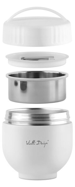 Borraccia termica bianca in acciaio inox 680 ml Fuori – Vialli Design