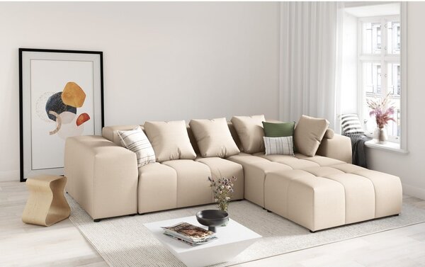Poggiapiedi beige Rome – Cosmopolitan Design