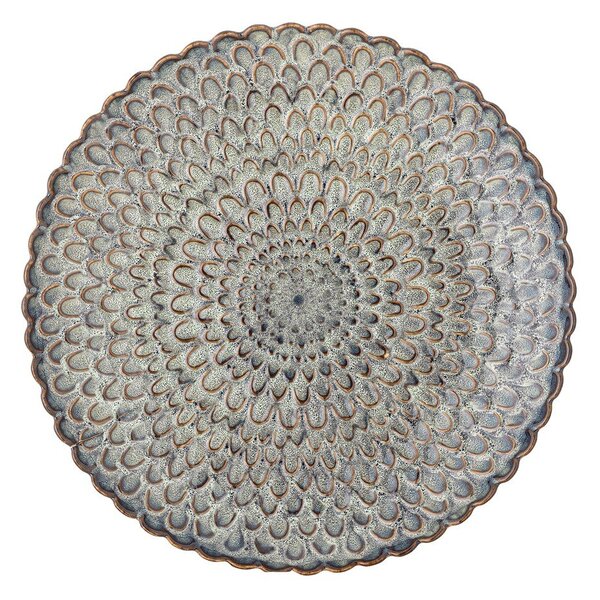 Set di piatti grigi in gres 4 pz ø 26,5 cm Katrina – Bloomingville