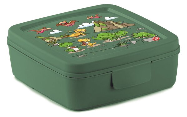 Portapranzo per bambini verde Dinosaur – Snips