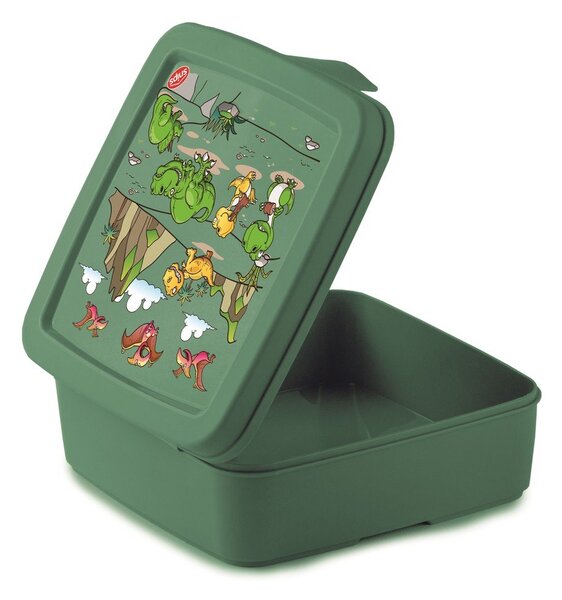 Portapranzo per bambini verde Dinosaur – Snips