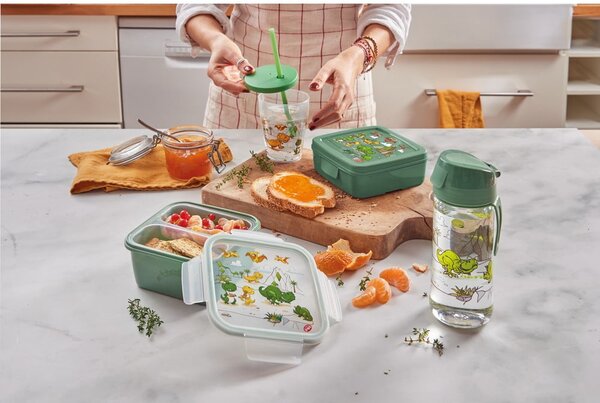 Portapranzo per bambini verde Dinosaur – Snips