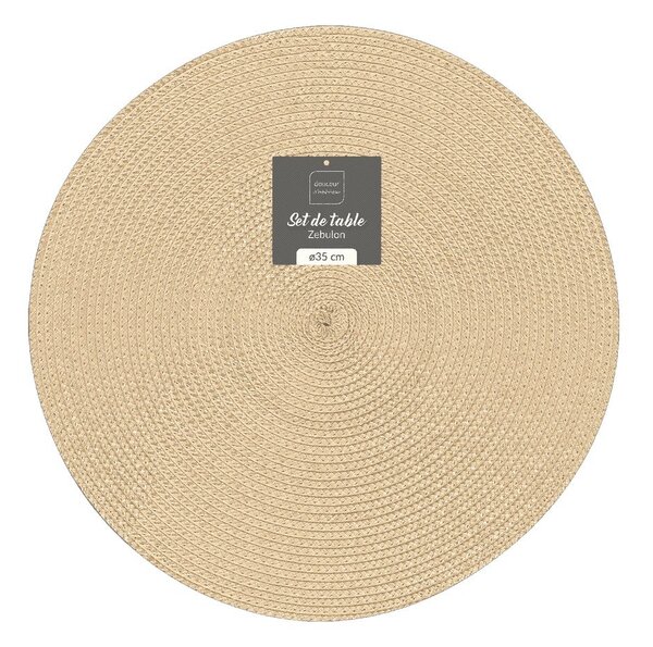 Tovaglietta in plastica ø 35 cm Zebulon – douceur d'intérieur