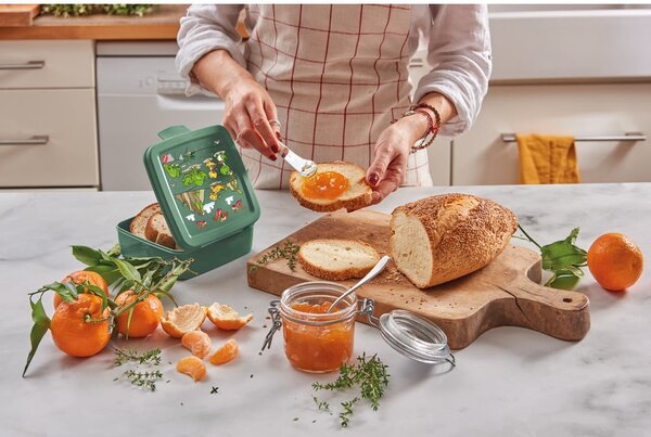 Portapranzo per bambini verde Dinosaur – Snips