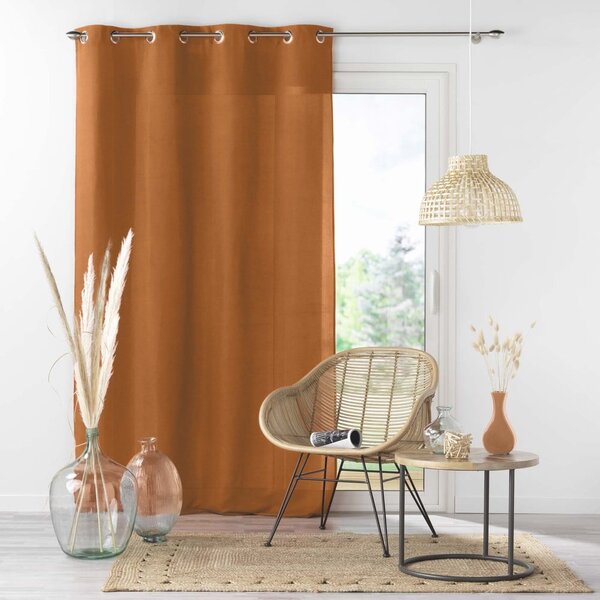 Tenda marrone in microfibra 140x280 cm Absolu – douceur d'intérieur