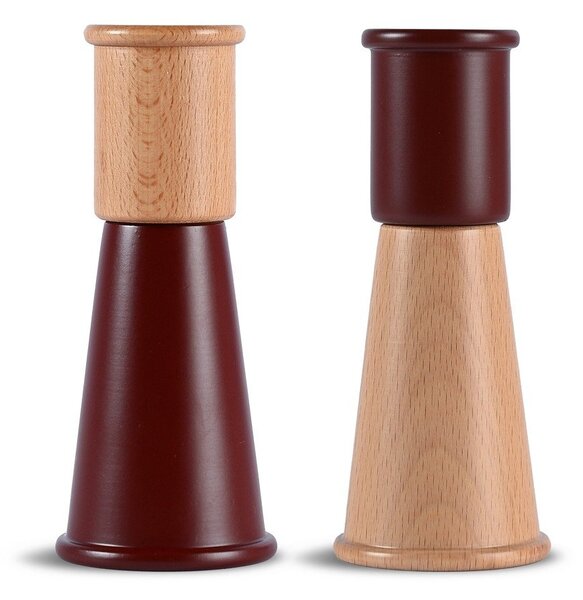 Set macina pepe e sale rosso/di colore naturale in ceramica 2 pz Gurken – Sagaform