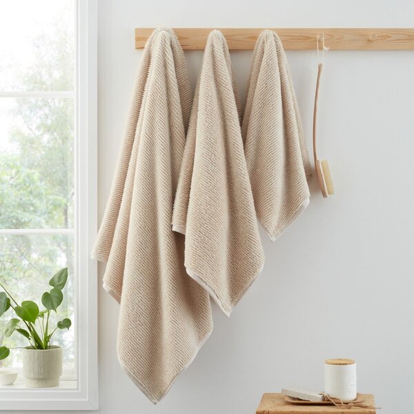 Asciugamano beige in cotone 70x127 cm Soft Zero Twist Spa Towel – Bianca