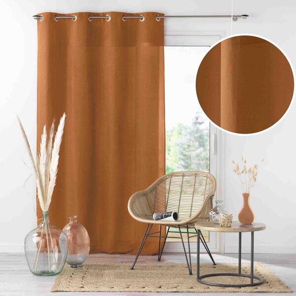 Tenda marrone in microfibra 140x280 cm Absolu – douceur d'intérieur