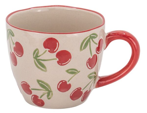 Tazza beige in ceramica 250 ml Cherries – Sass & Belle