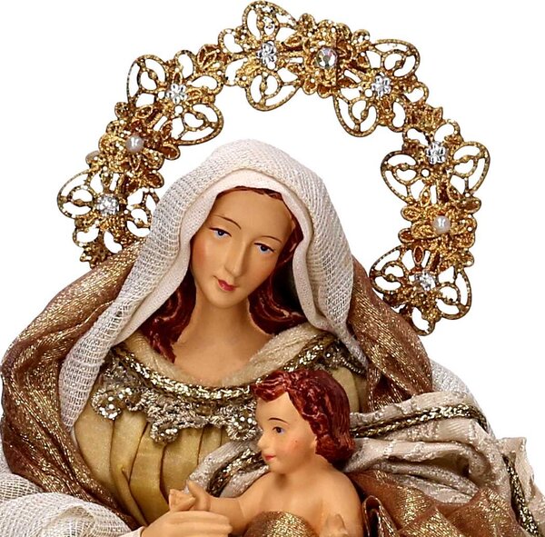 Natività tessuto oro cm xh35,5