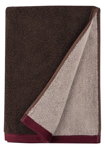 Asciugamano tipo terry marrone in cotone organico 50x90 cm Soft – Mette Ditmer Denmark