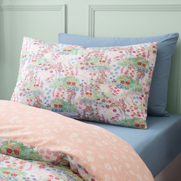 Set copripiumino e federa da bambini in cotone per letto singolo 135x200 cm Meadow Bunnies – Belle & Boo