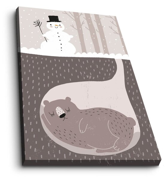 Quadro per bambini 45x70 cm Winter - Wallity