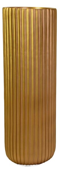 Portavaso resina oro opaco cm Ø40xh120