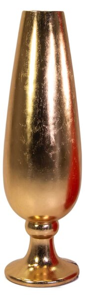 Portavaso resina oro lucido cm Ø36xh130,5