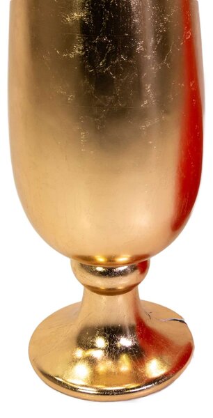 Portavaso resina oro lucido cm Ø36xh130,5