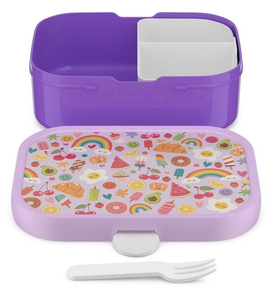 Portapranzo per bambini viola in plastica Food Fest – Mepal