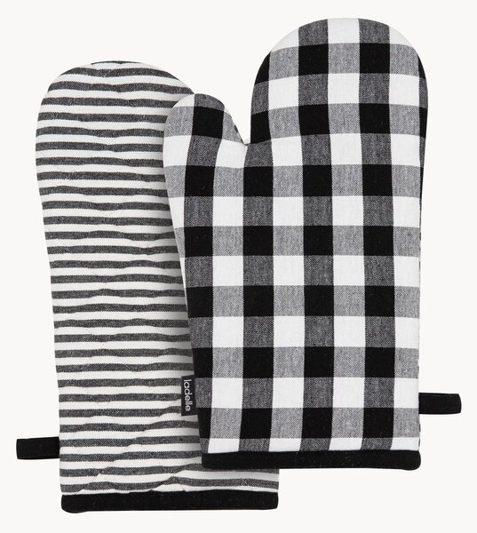 Set di 2 presine Eco Gingham